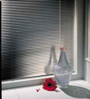 Innen Aluminium Jalousie silberfarben