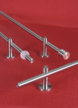 Tre Tec - Edelstahl-Vorhanggarnitur 16 mm