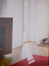 Schlafzimmer mit Aluminium Gardinenschiene  und Flchengardine